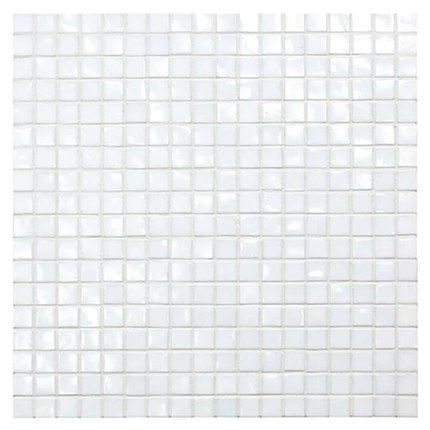 Mosaïque unie Blanc Pur