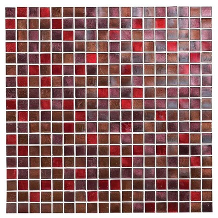 Mosaïque Rouge mauve