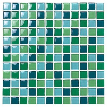 Mosaïque mix Vert / Bleu