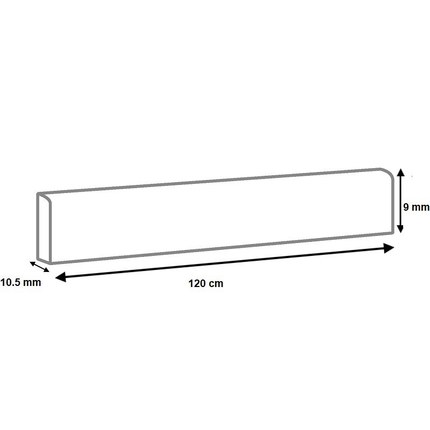 Plinthes Tavolato Marrone Scuro