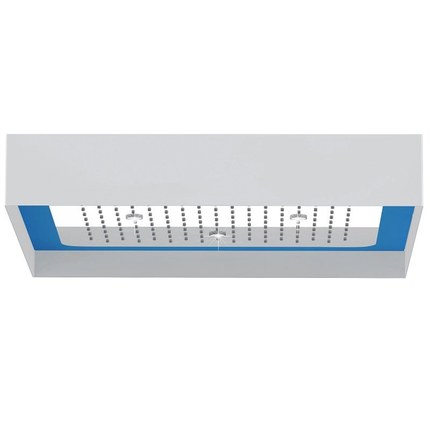 Plafond de douche lumineux carré LED à encastrer 60 cm