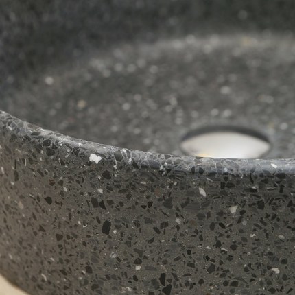 Vasque Terrazzo noire 41 cm