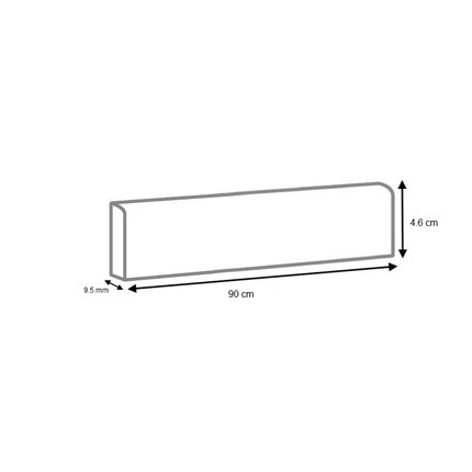 Plinthes carrelage Medley mat