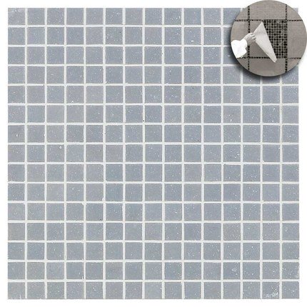 Mosaïque unie Gris