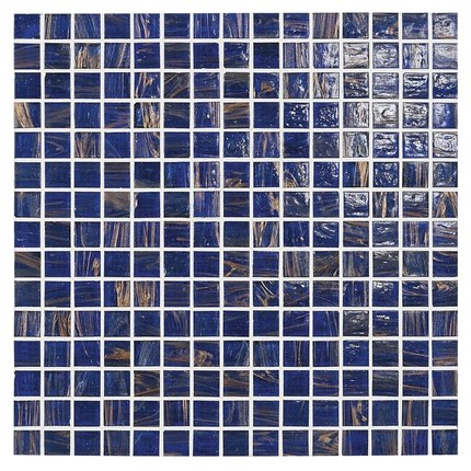 Carrelage mosaïque bleu azur