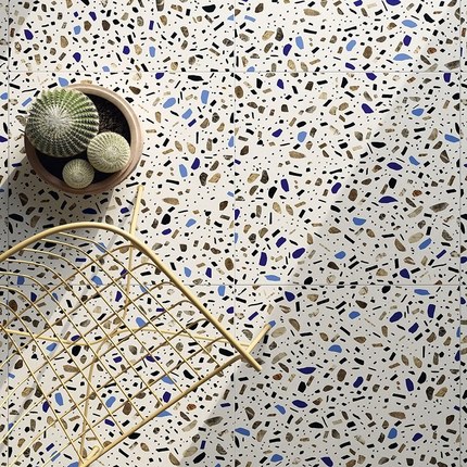 Carrelage Ghiaia Bianco terrazzo 