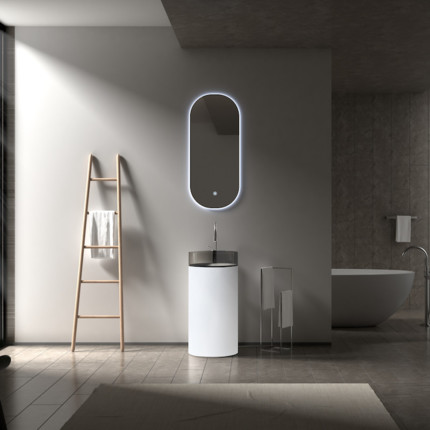 Lavabo colonne totem Smoke