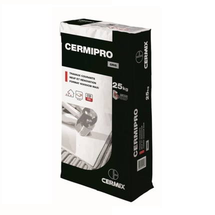 Colle carrelage Cermipro grise 25 kg