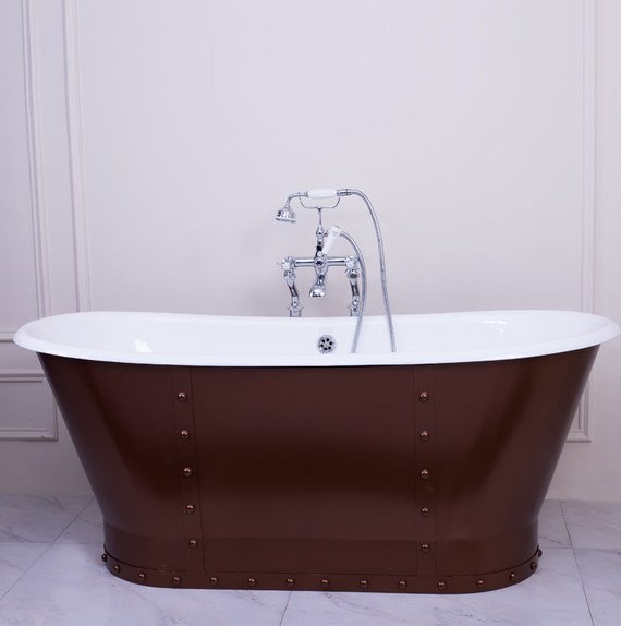 Baignoire Déco en fonte rouille<br />
