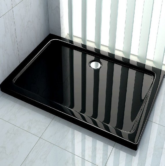 Receveur de douche Rectangulaire Noir