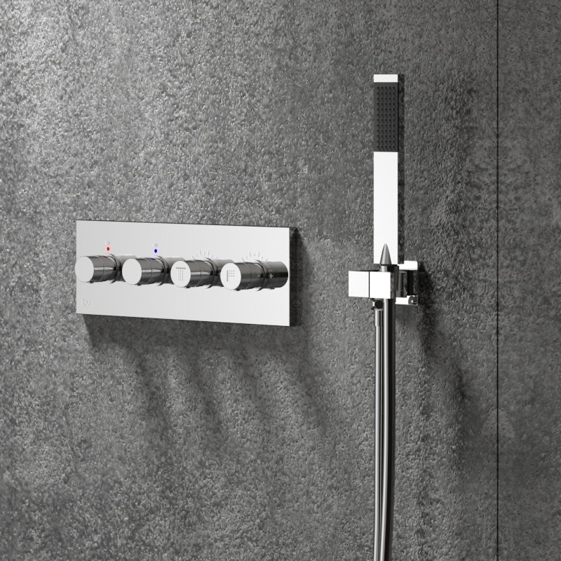 Joint épaulé pour flexible et raccord de colonnes de douche
