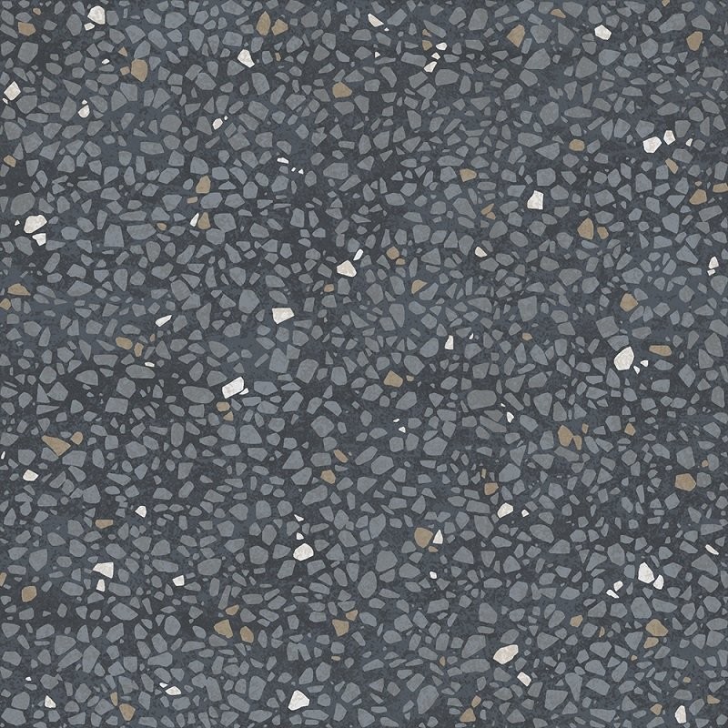 Carrelage Cementine Retro Nero Mat