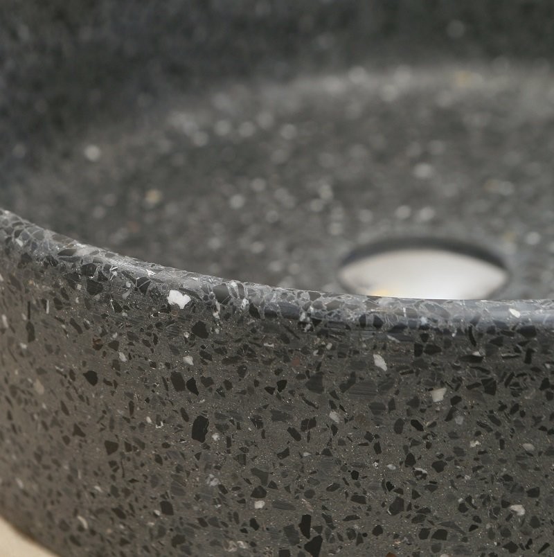 Vasque Terrazzo noire 41 cm