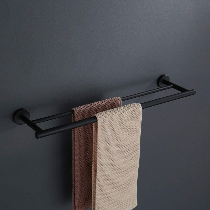 Porte brosse WC noir mat simple et minimaliste