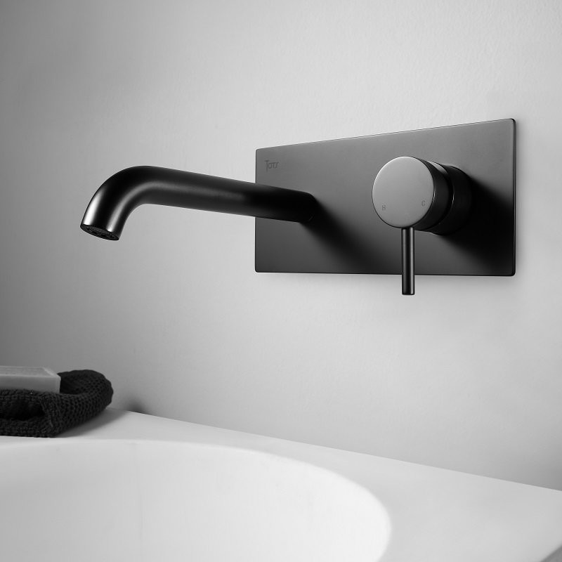 Mitigeur lavabo design - Noir mat