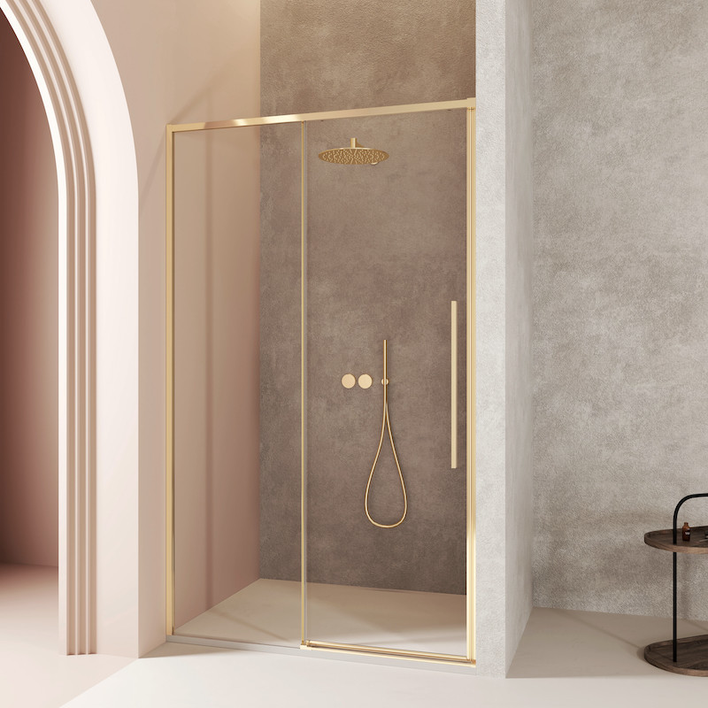 Porte de douche coulissante Slimline 120 et 140 cm 