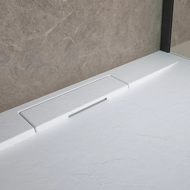 Receveur de douche Epure Blanc mat de 100 x 80 cm 