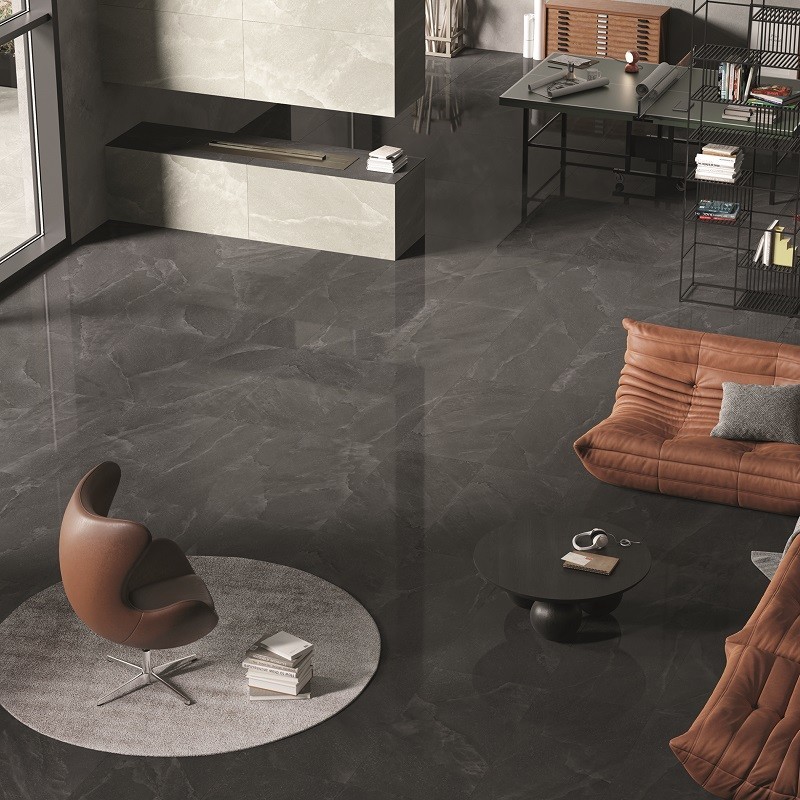 Carrelage Salt Stone black & grey