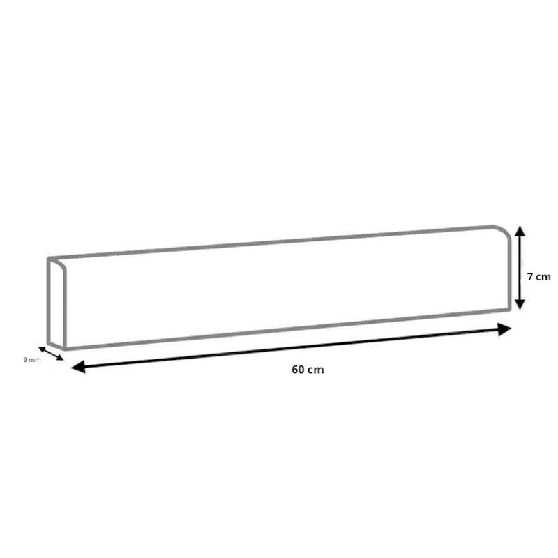 Dessin technique plinthe 60 cm