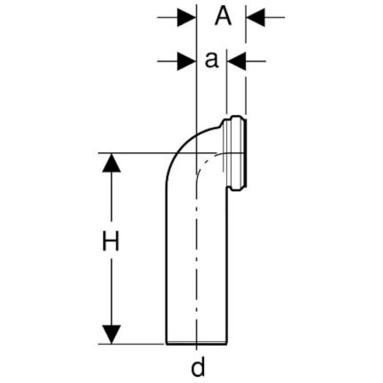 Coude de raccordement 90°