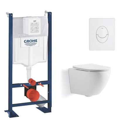 Pack WC suspendu GROHE Shine Rimless