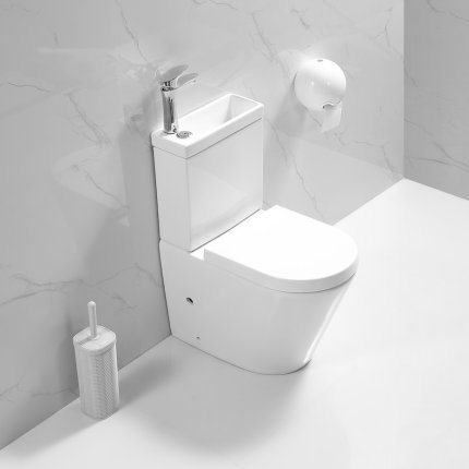 Pack wc à poser avec lave main intégré Smartea