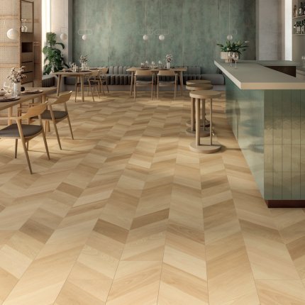 Carrelage English Wood Chevron