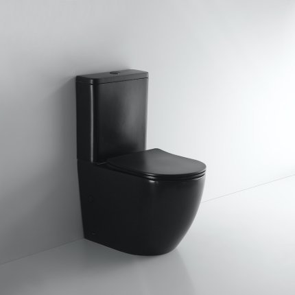 WC à poser rimless Shine noir mat