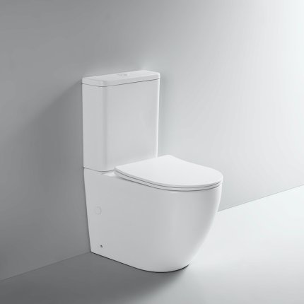 WC à poser Rimless Shine blanc mat