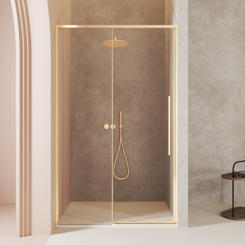 Porte de douche coulissante Slimline 120 et 140 cm 