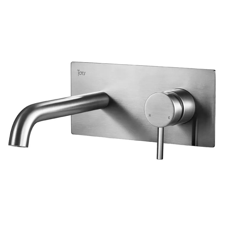 Robinet mitigeur encastrable Fina chrome brossé