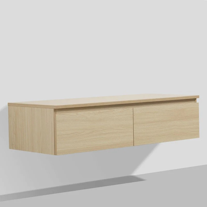 Meuble bas salle de bain Sheda 120 cm natural Oak