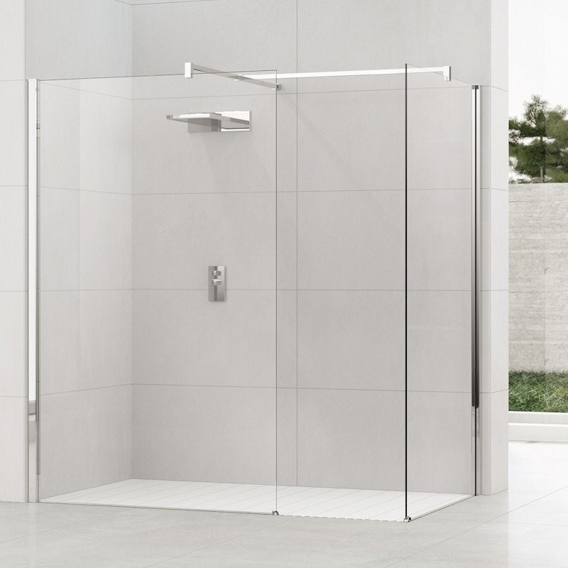 Ensemble parois de douche combi double