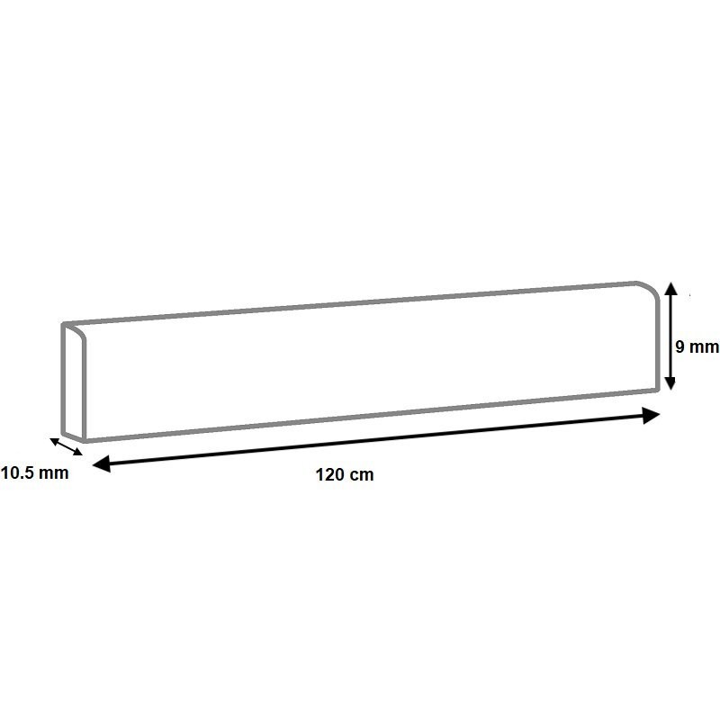 Dessin technique Plinthes Ulivo Panna 120