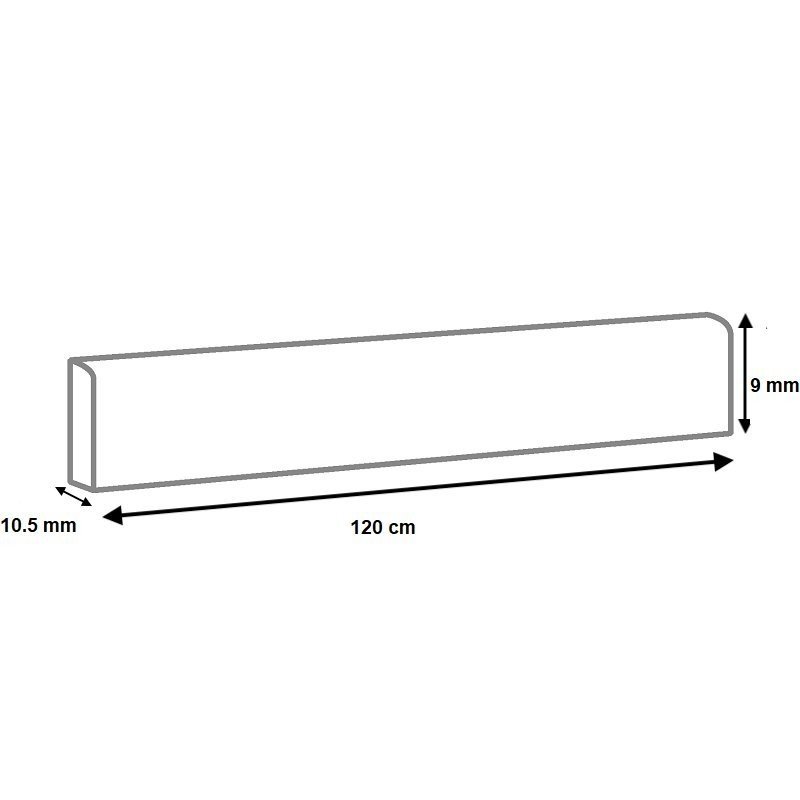 Dessin technique Plinthes Country Wood Greige 120