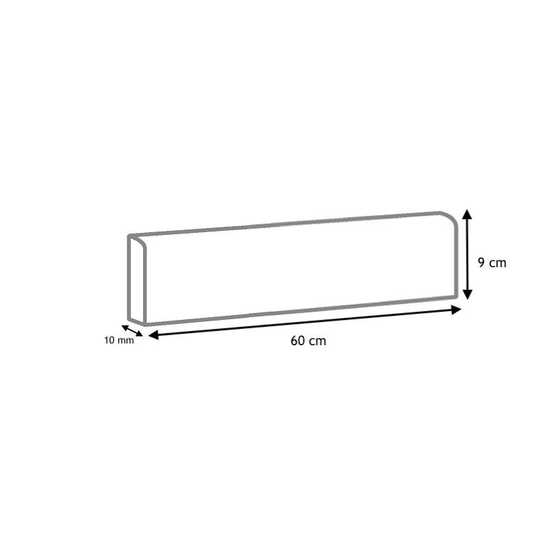 Dessin technique Plinthes Chalon Kaki 60