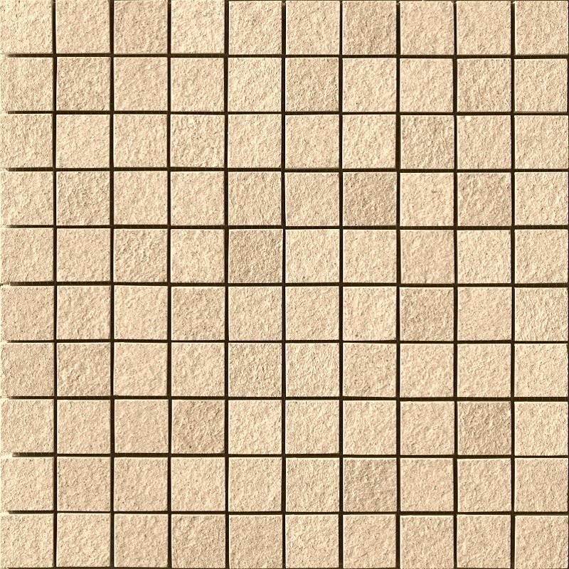 Carrelage mosaïque 3x3 dragon beige 30 cm x 30 cm