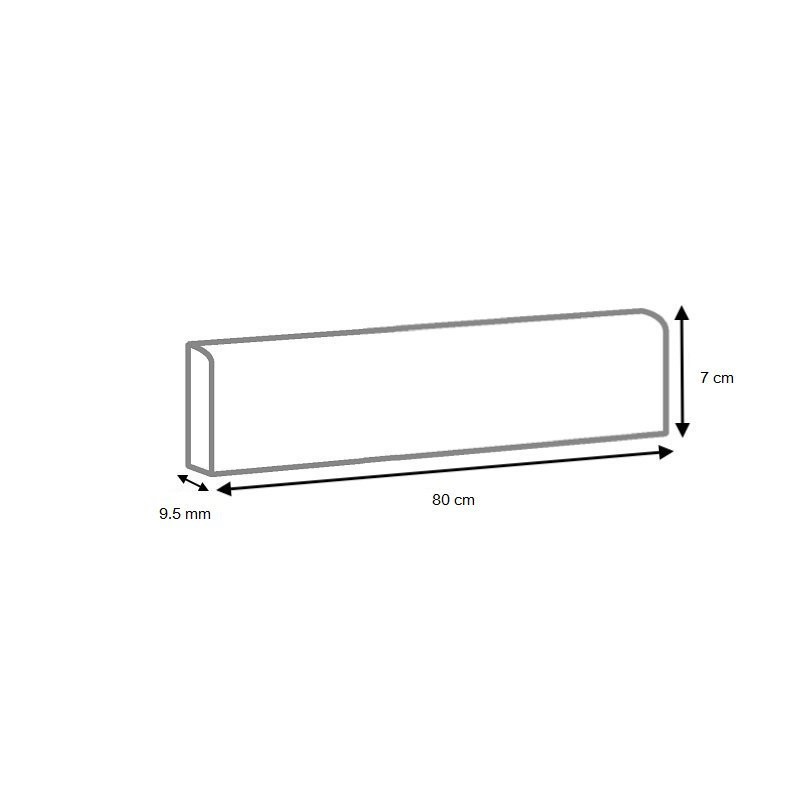 Plinthes softlime 80 cm 