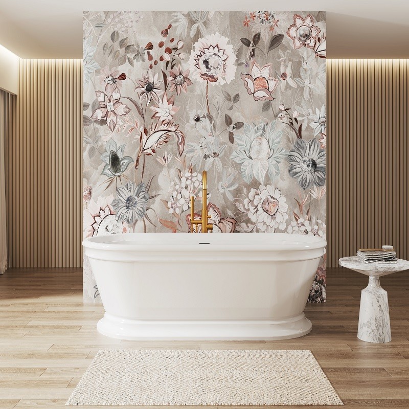 Baignoire ilot palacio blanc brillant 170 cm