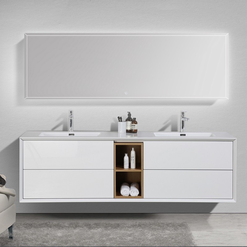 Meuble double vasque Sublima blanc 190