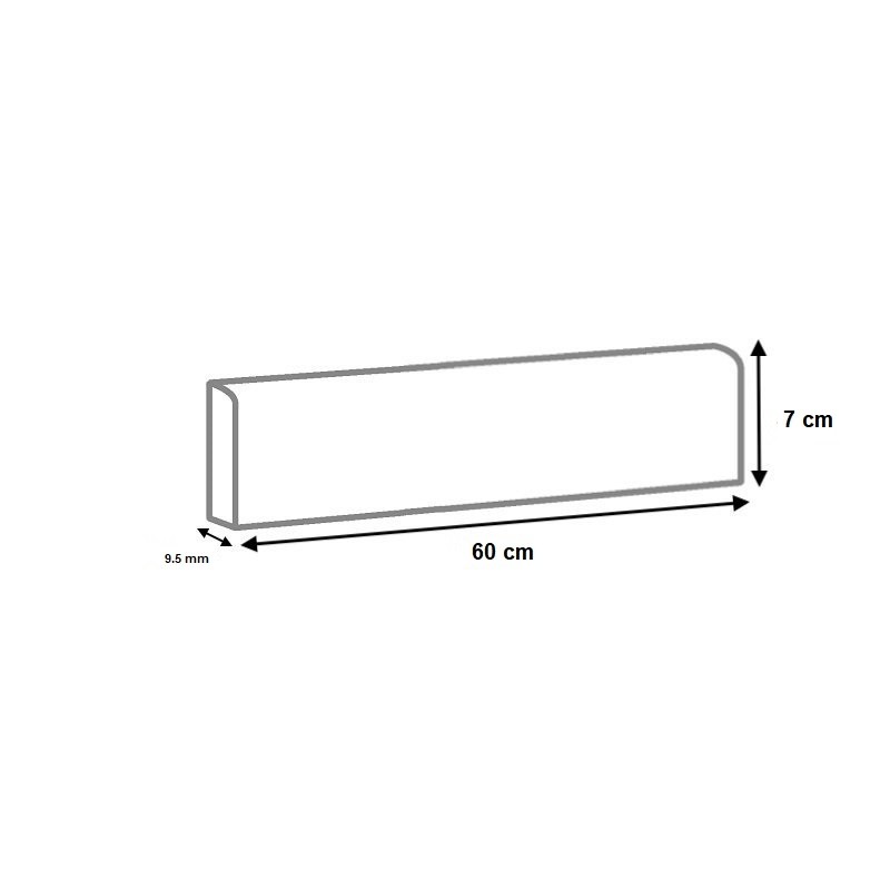 Dessin technique plinthe 60 cm