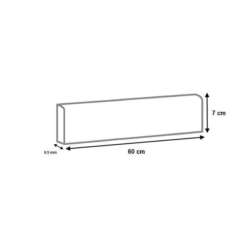 Dessin technique plinthe 60 cm